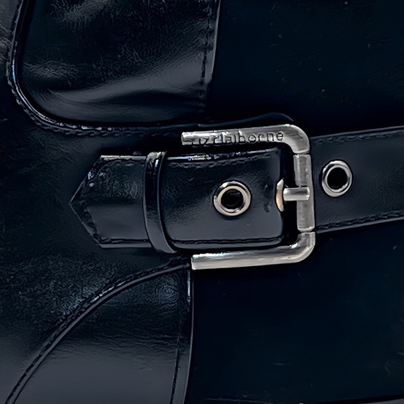 Liz Claiborne Dallas Black Knee High Tall Riding Boots Memory Foam Sz 9.5 Women - Picture 6 of 9